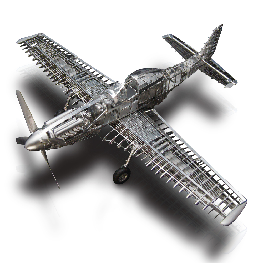 定番正規店プロペラ機 組立キット 戦闘機 航空機 飛行機 模型 プラモデル ステンレス キャラクター