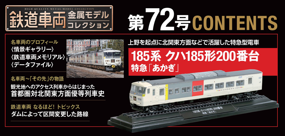 鉄道車両 金属モデルコレクション 34号 (185系 クハ185形 特急