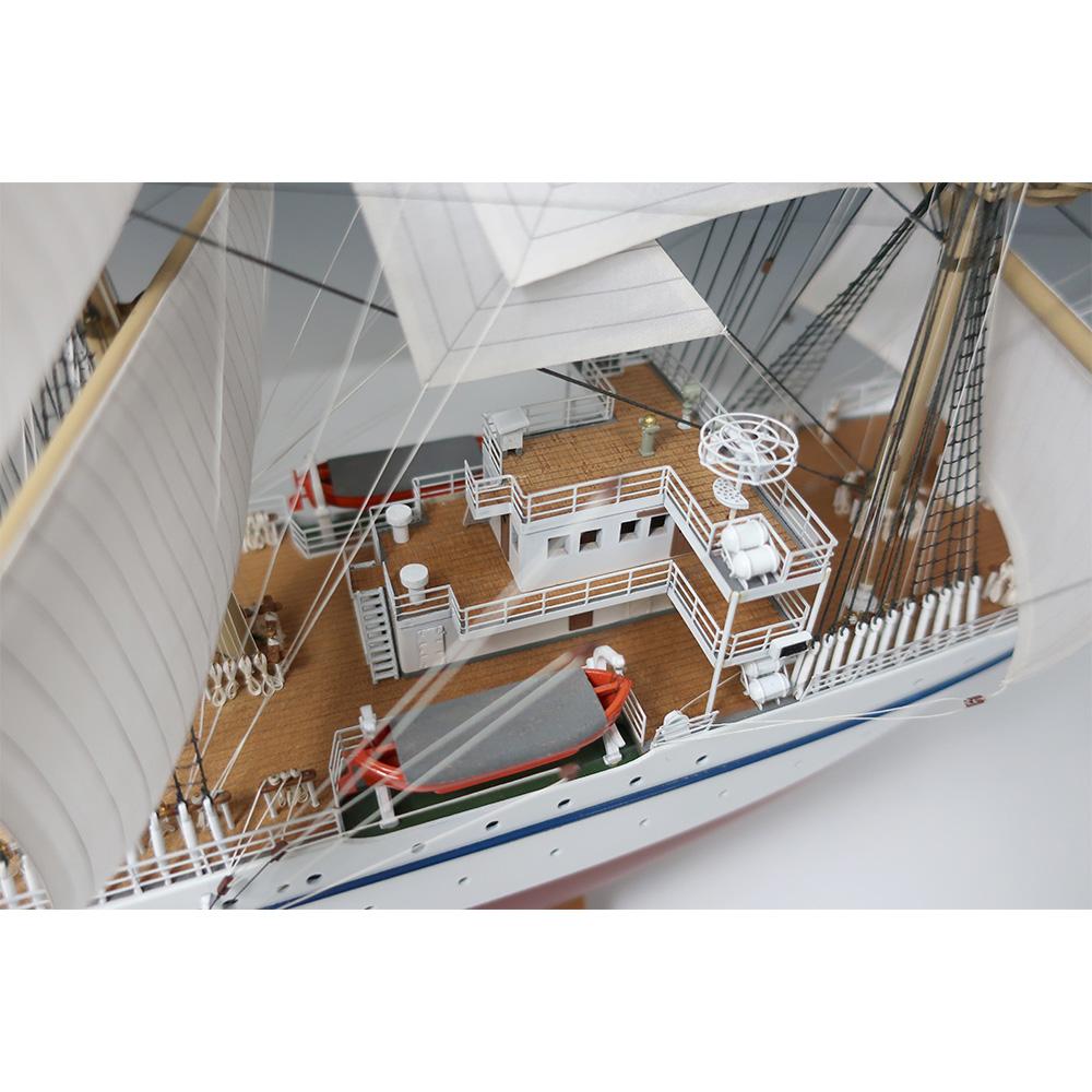 ウッディジョー 木製帆船模型 1/160 日本丸（帆付）塗料付き特別キット