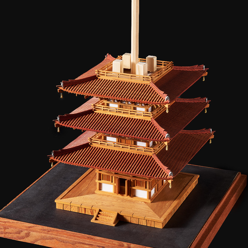 小林工芸 1/70 醍醐寺 五重塔（屋久杉＆香椿仕様） | デアゴスティーニ公式