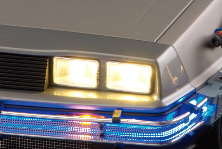 光り輝く多数のライト