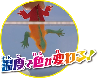 温度で色が変わる！