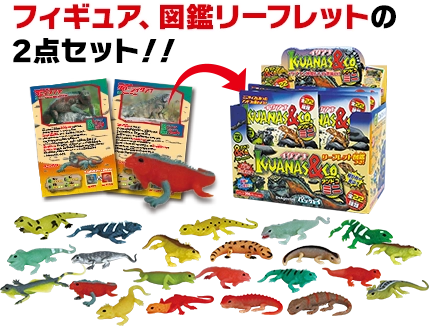 フィギュア、図鑑リーフレット、２点セット！
