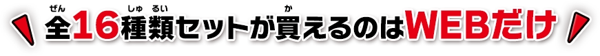 全16種類セットが買えるのはwebだけ