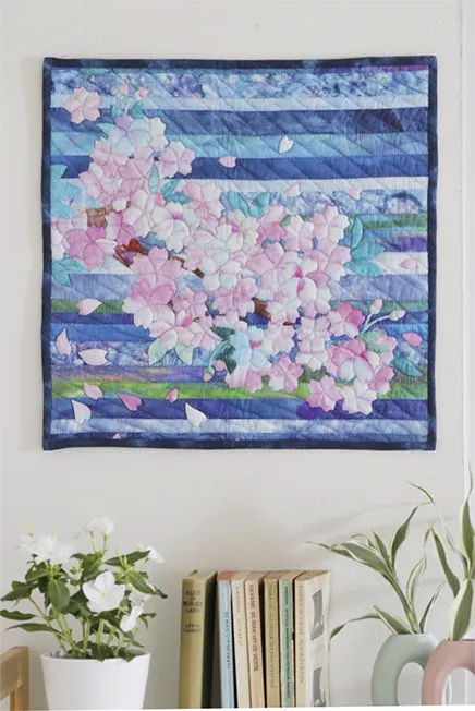 桜のタペストリー