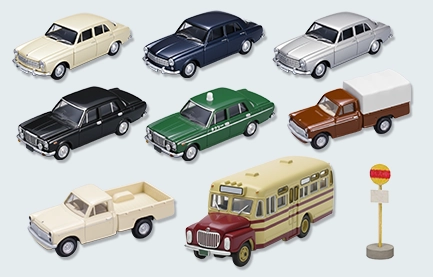 車のミニチュア(8台)
