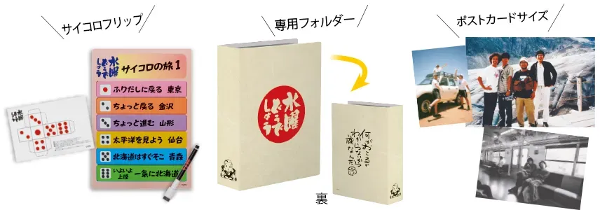 秘蔵写真のオフショットカード60枚＆専用フォルダー＆サイコロフリップ