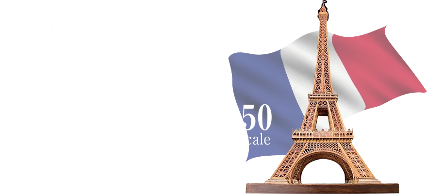 史上、最も美しい鉄塔 エッフェル塔を作る 小林工芸 1/350 エッフェル塔 88,000円（税込）