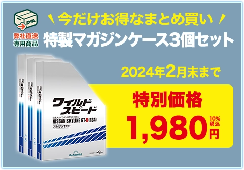 今だけお得なまとめ買い！特製マガジンケースセット